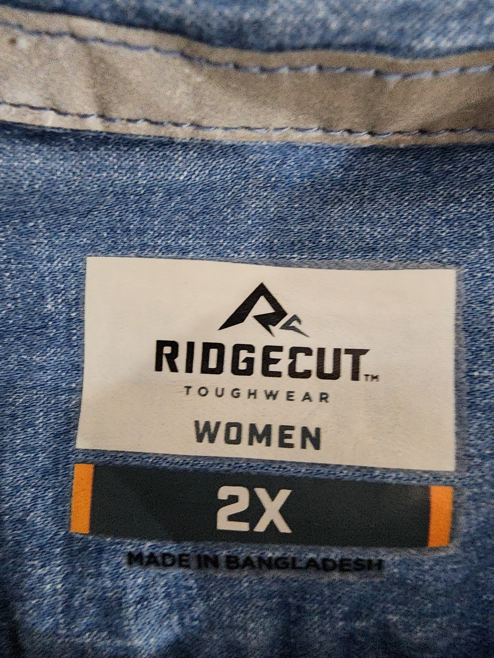 RIDGECUT Chambray Button-Front Shirt - Blue - Picture 5 of 7